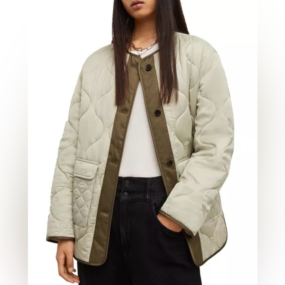 All Saints Foxi Liner Quilted Jacket